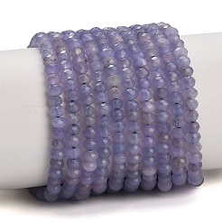 Teñidos naturales blancas abalorios de jade hebras&nbsp;GG-CBAF9EE-A17-3x4mm