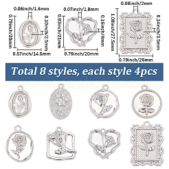 32 pièces 8 styles pendentifs en alliage&nbsp;FIND-SC0022-88