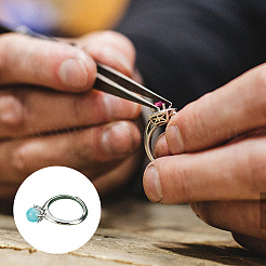 6 шт. латунная регулируемая кольцевая фурнитура&nbsp;KK-GO0001-42