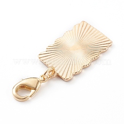 Colgantes de esmalte de aleación con temática navideña&nbsp;HJEW-JM00457-07