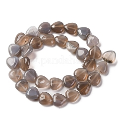 Fili di perle agata grigio naturale &nbsp;G-I372-A18-01