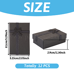 Прямоугольные бумажные подарочные коробки с бантом&nbsp;LS-CON-TAC0010-79A