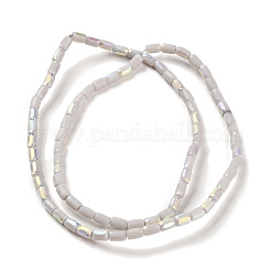 Fili di perle di vetro imitazione giada smerigliata&nbsp;GLAA-P058-07A-04