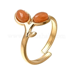 Offene Manschettenringe aus Edelstahl 304&nbsp;RJEW-F213-04G-05