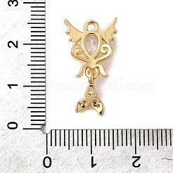 Латунные микро проложить кубического циркония подвески&nbsp;KK-P340-12G-02