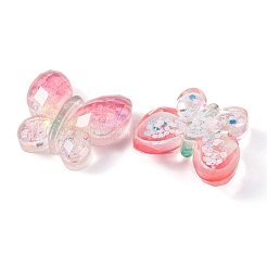 Прозрачные кабошоны бабочки из эпоксидной смолы&nbsp;CRES-M034-02E