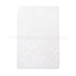 Modèles de pochoirs de peinture de dessin réutilisables en plastique&nbsp;DIY-F018-B10
