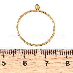 Fingerringe aus Edelstahl 304 mit Strassen für Damen&nbsp;SA-CBAB767-26A-G