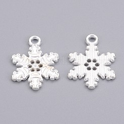 Тибетском стиле сплава снежинка подвески&nbsp;LS-TIBEP-EA115Y-S-FF