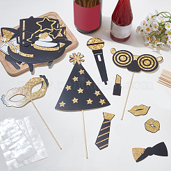 23 Stück Foto-Requisiten-Set aus Papier&nbsp;AJEW-SP0006-23