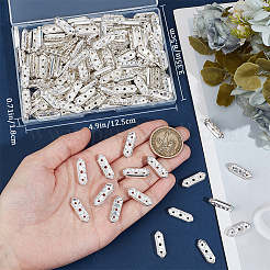 180 шт. 3-отверстия железных мостовых распорок со стразами класса А&nbsp;RB-BBC0001-04S