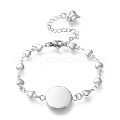 Fabrication de bracelets à maillons en acier inoxydable 304 résistant au ternissement&nbsp;STAS-L248-B