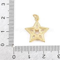 Pendentifs en laiton zircon cubique transparent&nbsp;KK-E798-13G