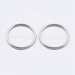 Plata esterlina cerró los anillos del salto&nbsp;STER-F036-03P-0.8x5