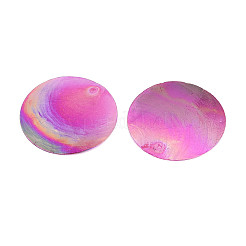 Подвески из натуральной ракушки капиз&nbsp;SSHEL-T017-15B