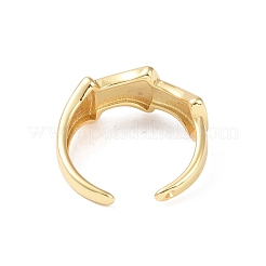 Латунные манжеты кольца перста&nbsp;LS-RJEW-H227-01G-03