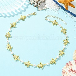 4 collier à maillons en acier inoxydable 304&nbsp;NJEW-JN06097