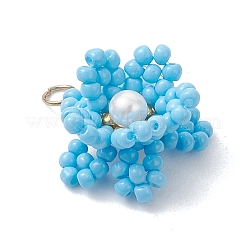 8шт подвески из стеклянного бисера&nbsp;PALLOY-MZ01246