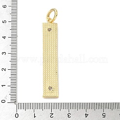 Pendentifs avec zircon cubiques à micro-pavés en laiton&nbsp;KK-L239-037G