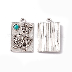 Полукруглые подвески из синтетической бирюзы&nbsp;PALLOY-D013-25AS-E