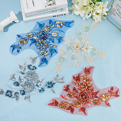 Полиэстер вышивка кружево шитье украшения&nbsp;DIY-WH20031-079A