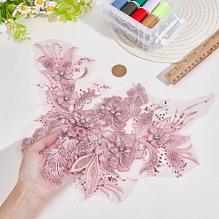 1 шт. полиэстеровая ткань с компьютерной вышивкой&nbsp;DIY-CY0002-56