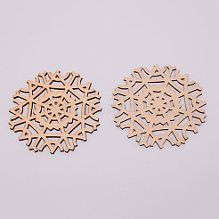 Pendentifs en boite&nbsp;WOOD-WH0108-37