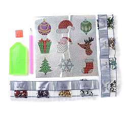 Kits d'autocollants de peinture au diamant bricolage thème de noël pour enfants&nbsp;DIY-H123-04