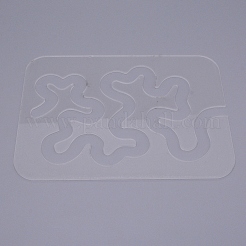 Modelli di trapuntatura acrilica righelli&nbsp;DIY-WH0190-25