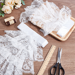 Jabot aus Polyesterspitze&nbsp;DIY-WH0678-16B