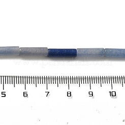 Fili di perline di avventurina blu naturale tinte e riscaldate&nbsp;G-D464-38