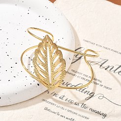 Ионное покрытие (ip) 304 нержавеющая сталь манжеты браслеты для женщин BJEW-A026-05G