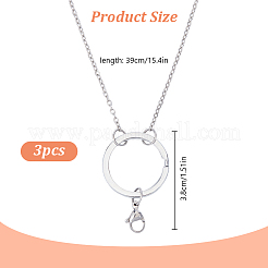 Изготовление ожерелий из цепочек из нержавеющей стали 304&nbsp;NJEW-DR00012