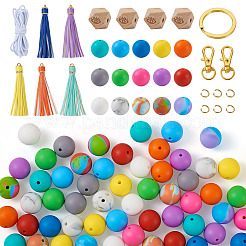 Kit de fabrication de bracelet porte-clés bricolage&nbsp;DIY-TA0004-20