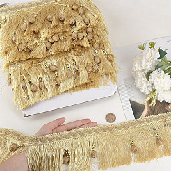 Отделка из полиэстерового кружева с кисточками длиной 6 м&nbsp;OCOR-OC0001-51C