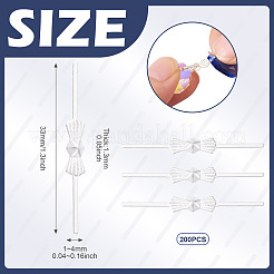 200 шт. железных пряжек-бантов&nbsp;IFIN-TA0001-72S