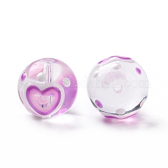 Прозрачные стеклянные бусины&nbsp;LAMP-B021-03A-10