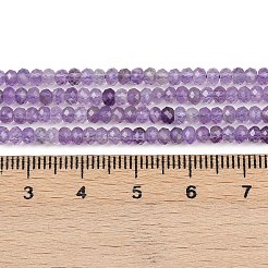 Природный аметист нитей бисера&nbsp;LS-G-L625-A01-3x2mm-01