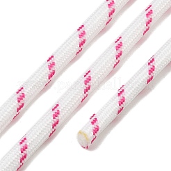 Cordon tressé rond en polyester&nbsp;FB-CBA35DC-01G