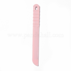 Silikonschaber, Wiederverwendbares Bastelwerkzeug aus Kunstharz, rosa, 230x24.5x6 mm
