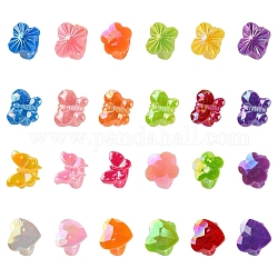 Valentinstag Geschenke Kinder Acrylringe, AB Farbe, gemischten Stil, Mischfarbe, 14~15 mm