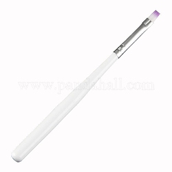 UVジェルネイルブラシペン  ネイルアートペンツール  プラスチック製のハンドル付き  ホワイト  130x8mm
