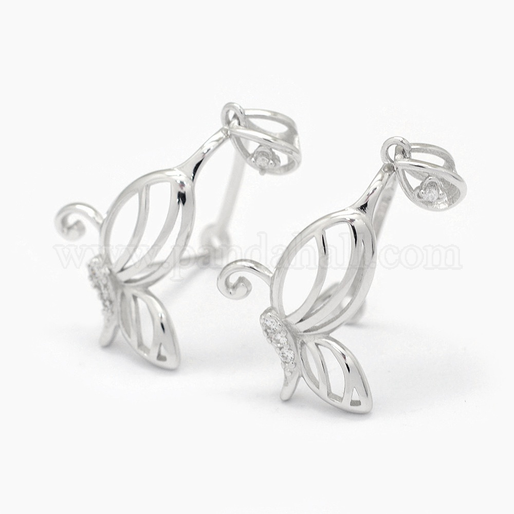 My-Bead Lot De 3 Bélières Attaches Pendentif 9mm Argent 925 - Sans Nickel - Qualité Bijoutier