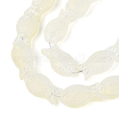 Матовые стеклянные бусины&nbsp;GLAA-T023-40C-08-1