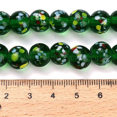 Бусы лэмпворк ручной работы&nbsp;LAMP-H071-01C-02-1