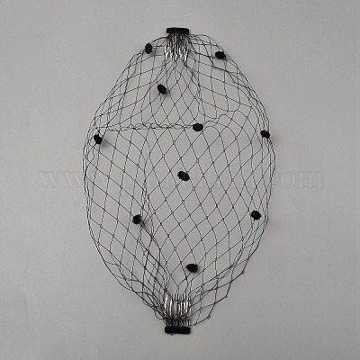 Нейлоновая сетчатая вуаль для лица&nbsp;OHAR-WH0034-09B-01-1