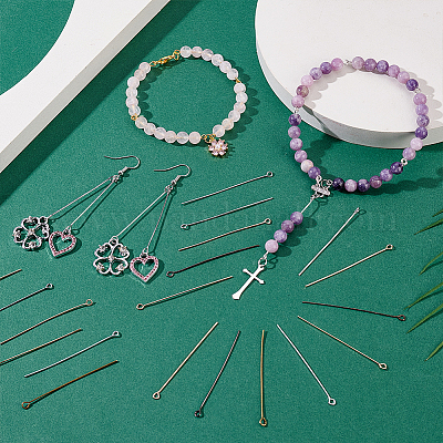 1200 шт. 6-х цветные литые штифты с ушками&nbsp;FIND-PH0025-40-1