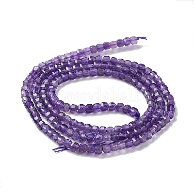 Natürlichen Amethyst Perlen Stränge&nbsp;G-J400-A03-01-1