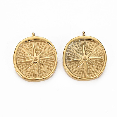 Ионное покрытие (ip) 304 нержавеющая сталь подвеска со стразами&nbsp;LS-STAS-N097-097LG-NR-1