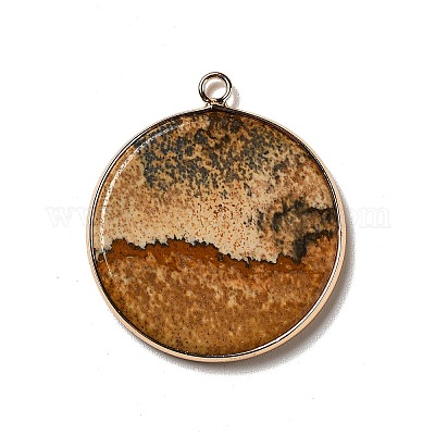 Естественного изображения яшмы подвески G-A213-01G-07-1